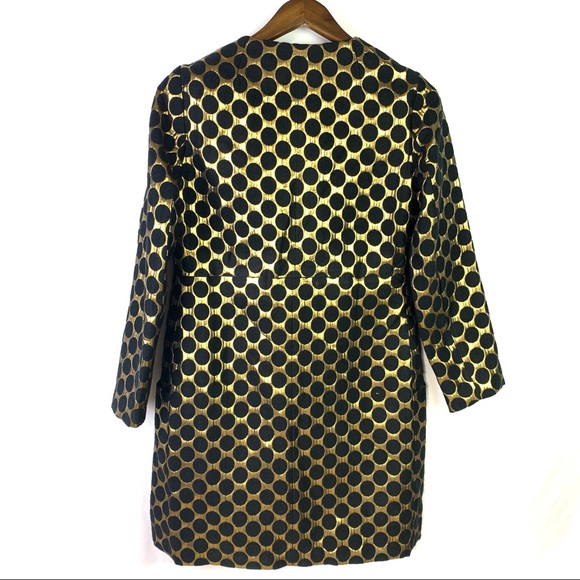 Black Label by Chico's Long Polka Dot Jacket 00 (XXS) - Picture 5 of 5